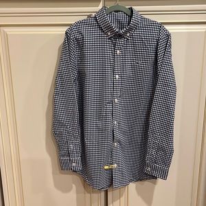 Vineyard Vines Boys Arawak Gingham On-The-Go Nylon Whale Shirt